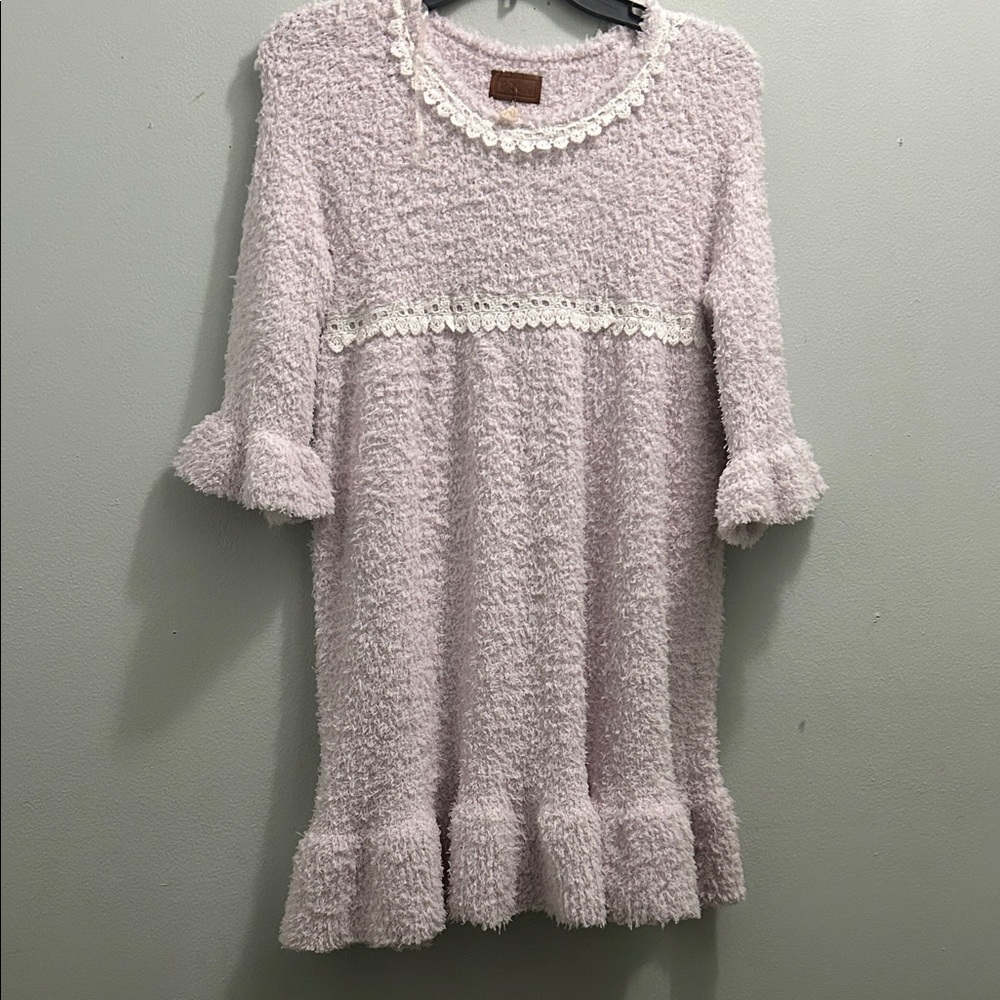 POL Soft Pink Textured Dress
